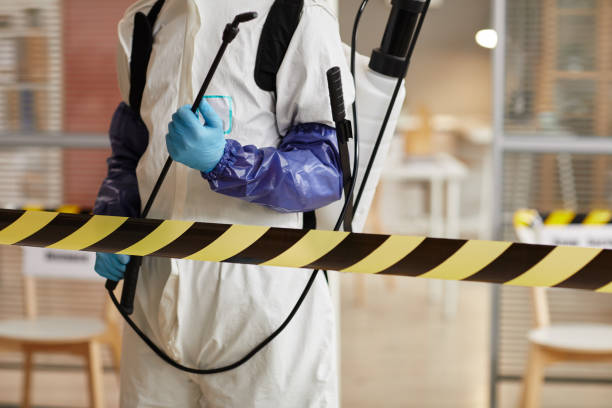 Professional Biohazard Cleanup technician working in Decatur, TX